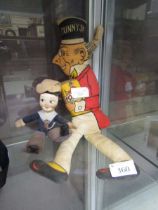 A Sunny Jim soft toy along with one other soft toy in the form of a sailor