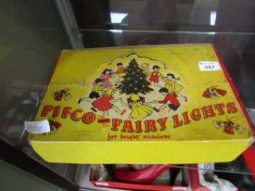 A boxed set of Pifco electric fairy lights