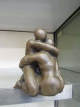 A cast model of intertwined lovers by Ron & Joyce Lyon