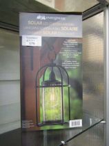 +VAT A boxed Evergreeen solar LED Edison lantern