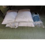 +VAT A packaged Hotel Grande two pack of reversible cooling bed pillows along with four other