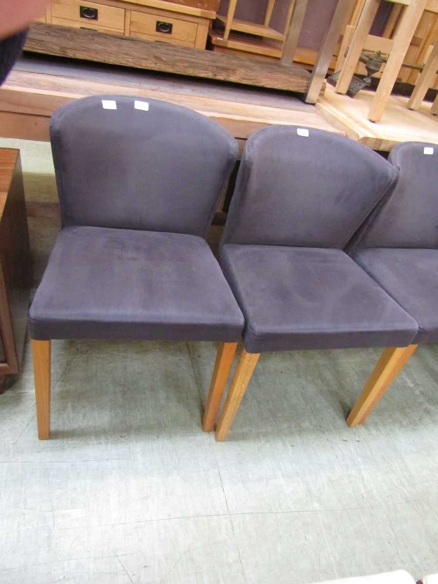 A set of six bow backed oak framed chairs, from Heal's - Image 2 of 2