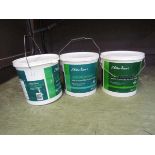 Three 10KG pots of Growmore multi-purpose plant food