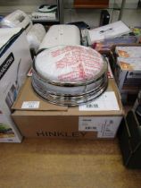 +VAT A boxed Hinkley 'Hadley' chrome ceiling light