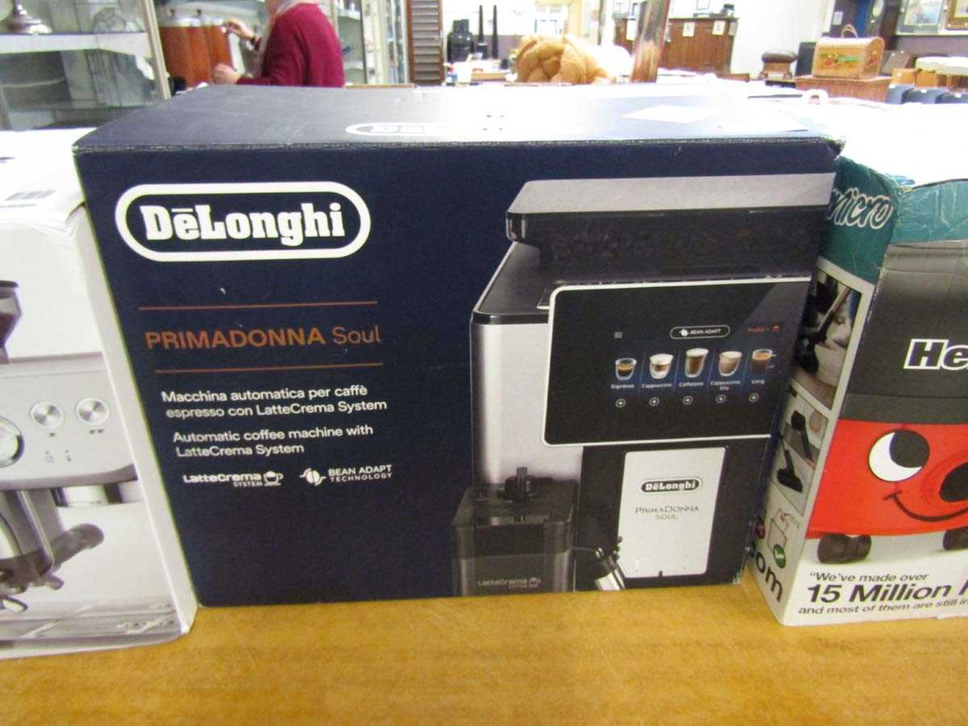 +VAT A boxed Delonghi 'Primadonna Soul' coffee machine