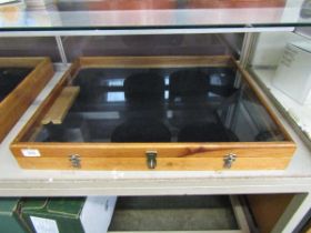 A desktop glazed display cabinet We do not provide a packaging service in house, if you wish to send