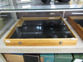 A desktop glazed display cabinet We do not provide a packaging service in house, if you wish to send