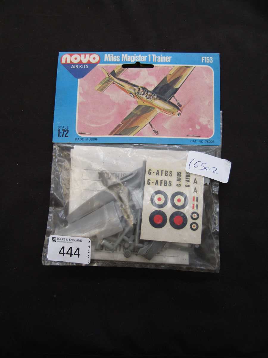 An unopened Novo model aircraft kit 'Miles Magister 1 trainer F153' catalogue number 76008 made in