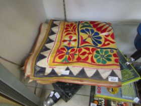 An eastern embroidered throw