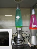 A mid-20th century design 'Mathmos' lava lamp