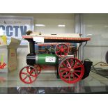 A boxed Mamod steam traction engine