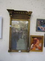 A gilt framed 19th century style wall mirror