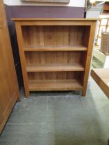 A modern oak bookcase