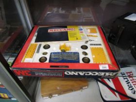 A boxed Meccano set