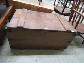 A French converted six plank sword chest