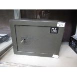 A GVL metal safe with key