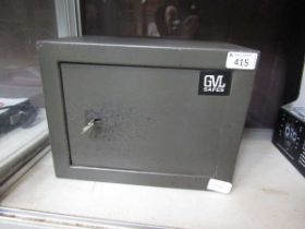 A GVL metal safe with key