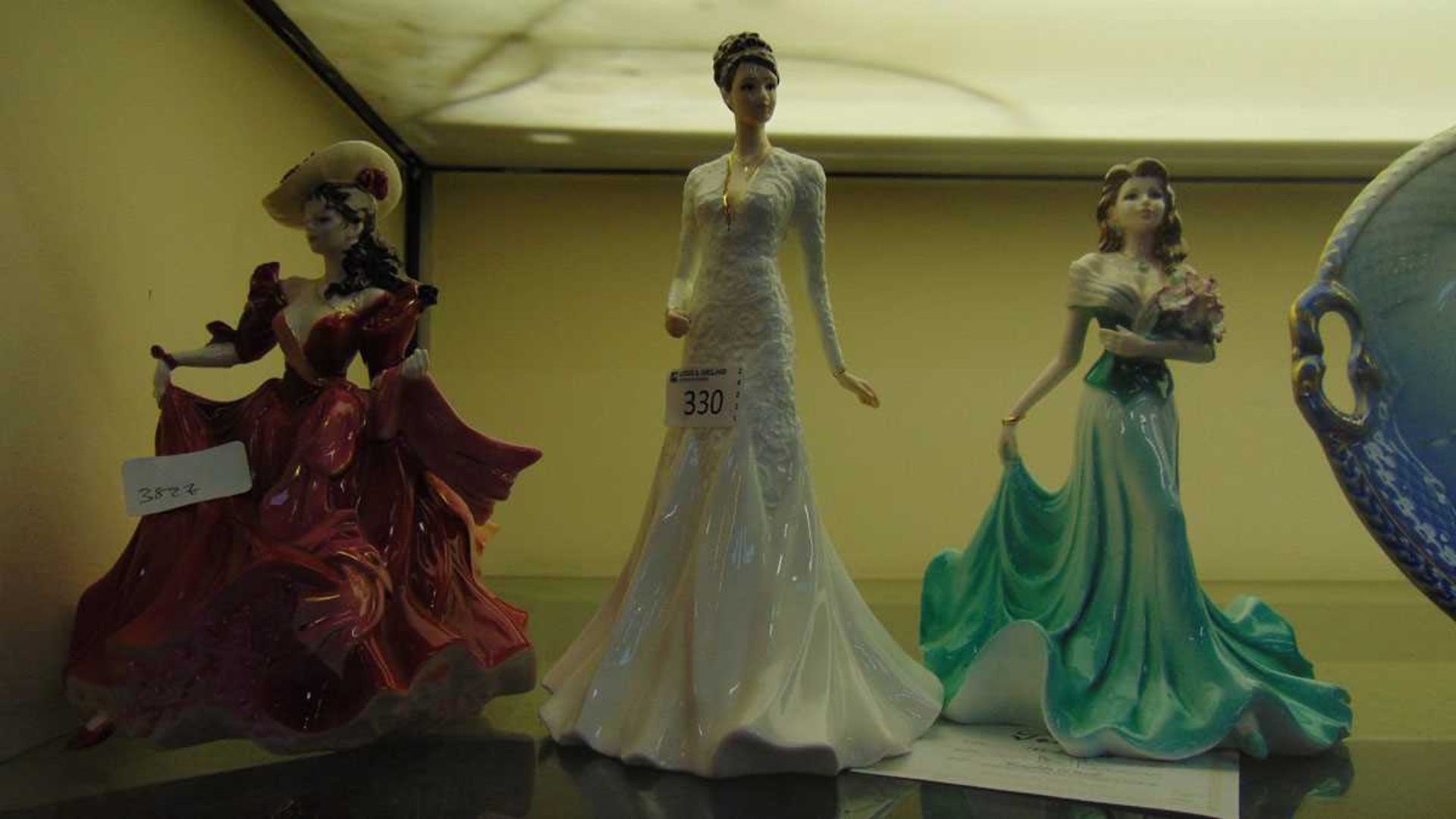 Three Coalport figurines 'Literary Heroine', 'Scarlet' and 'Happy Birthday' Margaret - One