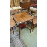 An early 20th century mahogany occasional table