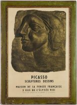 PABLO PICASSO, Classical Portrait of Marie - Therese Walter (taken from a bronze sculpture), limited