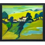 ROBERT WALLS (1927-1999), Landscape, oil on canvas, 75cm x 90cm, signed and dated 66, framed.
