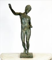 BRONZE 'THE MARATHON BOY', 19th century, after the Greek antiquity, original 340bc, found in the Bay