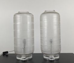 JULIAN CHICHESTER ALICE TABLE LAMPS, a pair, 52cm H x 22cm diam. (2)