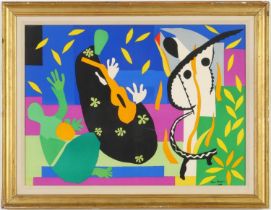 HENRI MATISSE, Tristesse du Roi, original lithograph from the 1954 edition, after Matisse’s cut