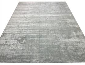 CONTEMPORARY BAMBOO SILK AND WOOL CARPET, 307cm x 244cm.