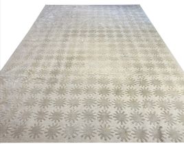 MARTHA STEWART CONTEMPORARY CARPET, 410cm x 292cm, Constellation/Milky way, wool, silk and linen.