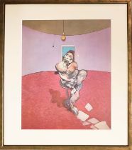 FRANCIS BACON, Portrait of George Dyer talking, offset lithograph 1966, printed by Maeght, 33cm x