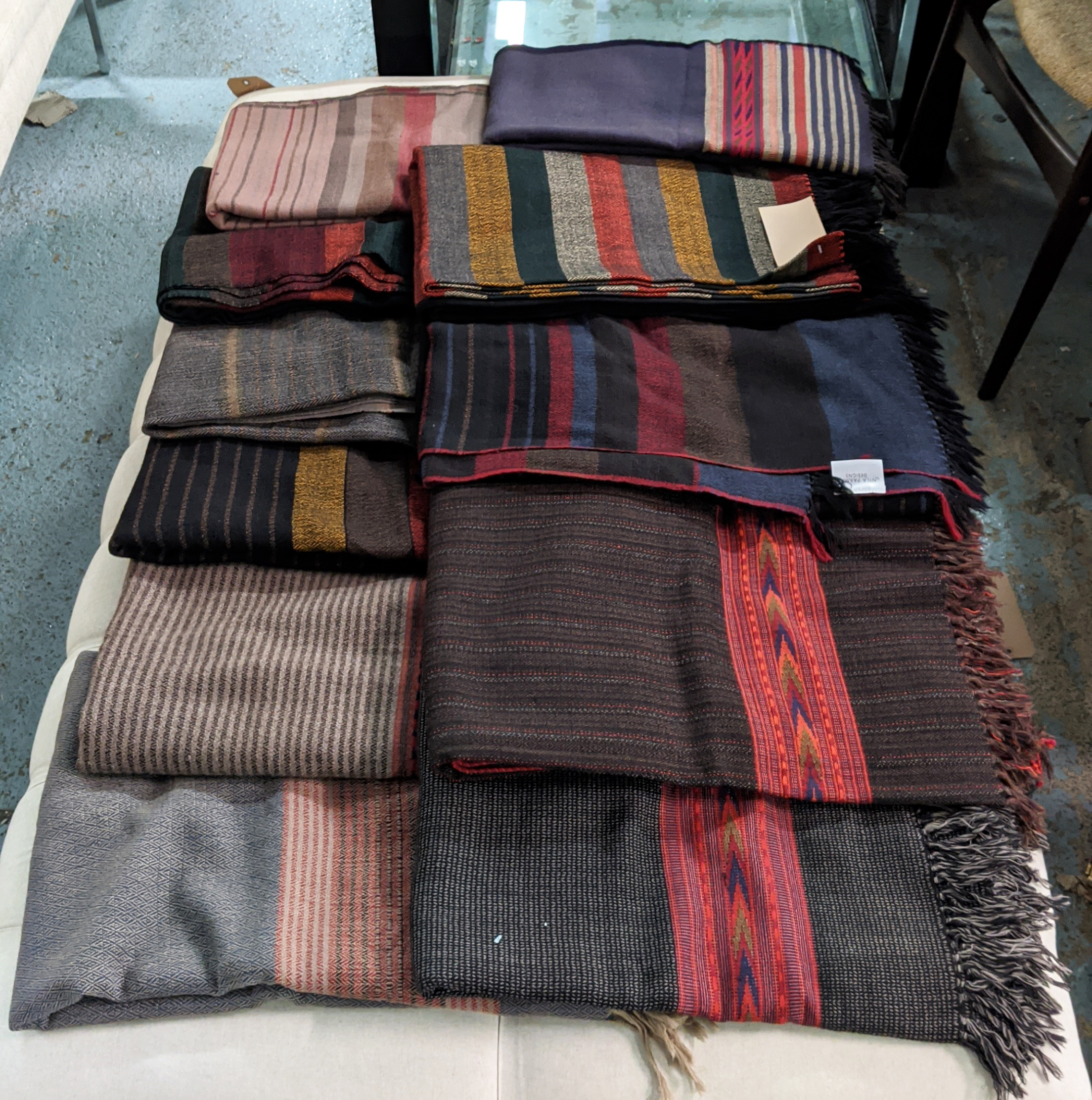 NILA PARMAR DESIGNS THROWS, a collection of eleven, various designs. (11) - Image 9 of 9