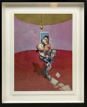 FRANCIS BACON, 'Portrait of George Dyer Talking' lithograph, 35cm x 28cm, framed, published Maeght