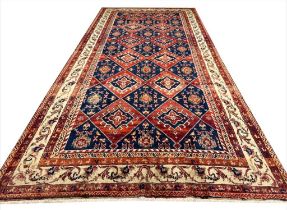 VINTAGE PERSIAN KELLEH CARPET, 360cm x 175cm.