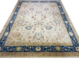 VERY FINE SAFAVID SHAH-ABBAS DESIGN HAJI-JALLY CARPET, 476cm x 370cm.