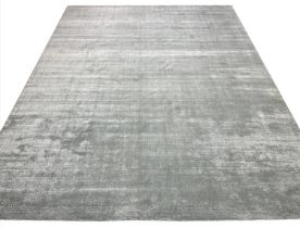 CONTEMPORARY BAMBOO SILK AND WOOL CARPET, 307cm x 244cm.