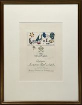 CHATEAU MOUTON ROTHSCHILD, 'Niki de Saint Phalle 1997', lithograph in colours on Arches paper,