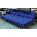ATTRIBUTED TO BØRGE MOGENSEN 4312 DAYBED, later blue fabric upholstery, 195cm W approx.