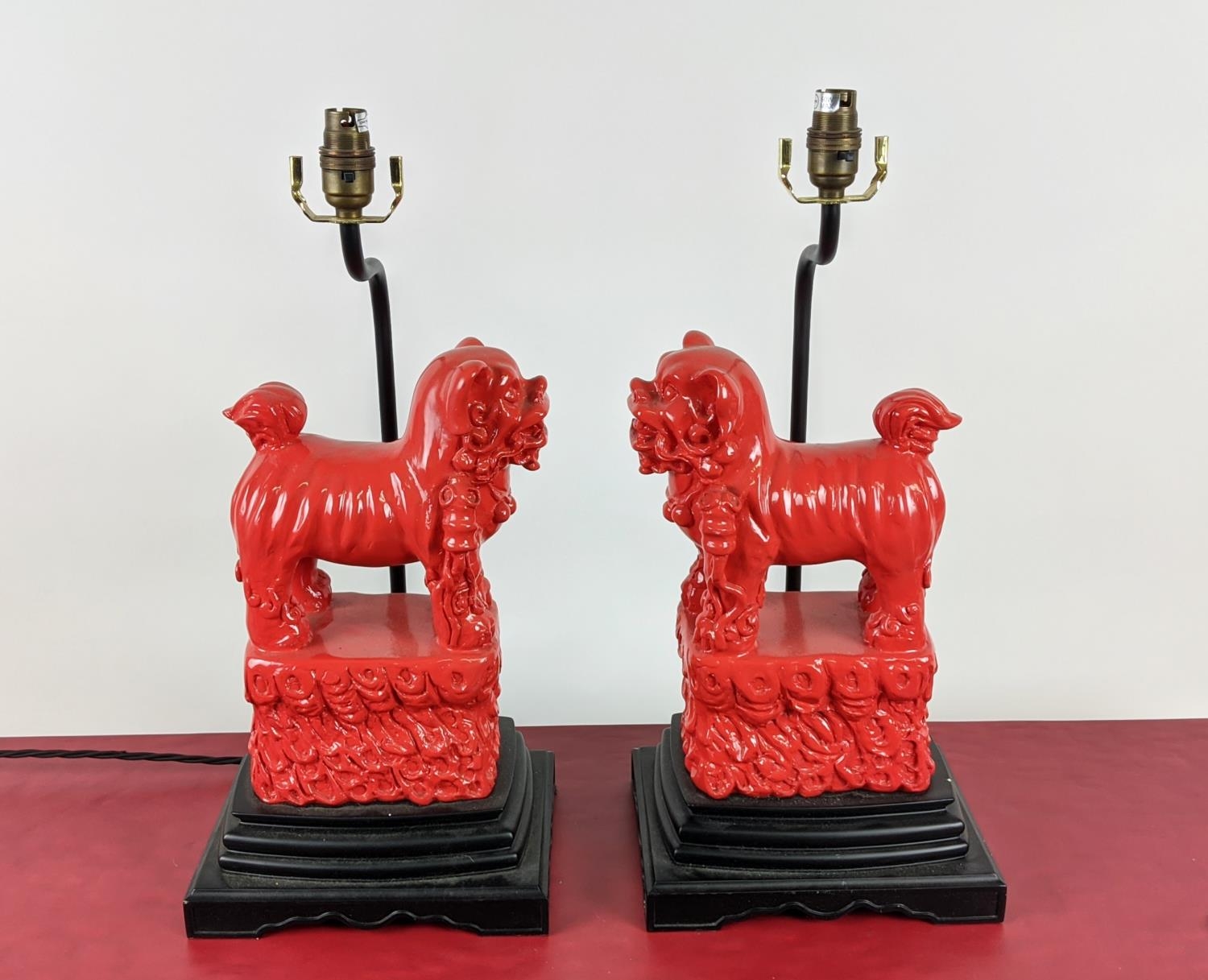 PAOLO MOSCHINO FOO FOO TABLE LAMPS, a pair, 52cm H. (2) - Image 4 of 11