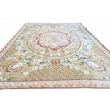 FINE SAVONNERIE DESIGN NEEDLEPOINT CARPET, 580cm x 420cm.