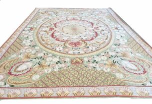 FINE SAVONNERIE DESIGN NEEDLEPOINT CARPET, 580cm x 420cm.