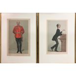 VANITY FAIR SPY PRINTS, a set of sixteen, mounted and framed, each 52cm x 38cm overall. (16)