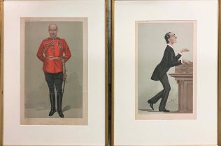 VANITY FAIR SPY PRINTS, a set of sixteen, mounted and framed, each 52cm x 38cm overall. (16)