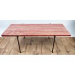 JULIAN CHICHESTER VASCO TABLE, 120cm x 55cm x 40cm.