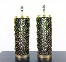 JULIAN CHICHESTER PORT MERION TABLE LAMPS, a pair, 59cm H. (2)