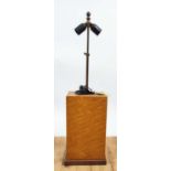 PAOLO MOSCHINO BURR WOOD TABLE LAMP, 87cm H approx.