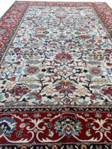 FINE SAROUGH FEREGHAN DESIGN CARPET, 430cm x 310cm.