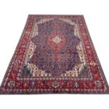 FINE PERSIAN TABRIZ HERATI DESIGN CARPET, 315cm x 222cm.