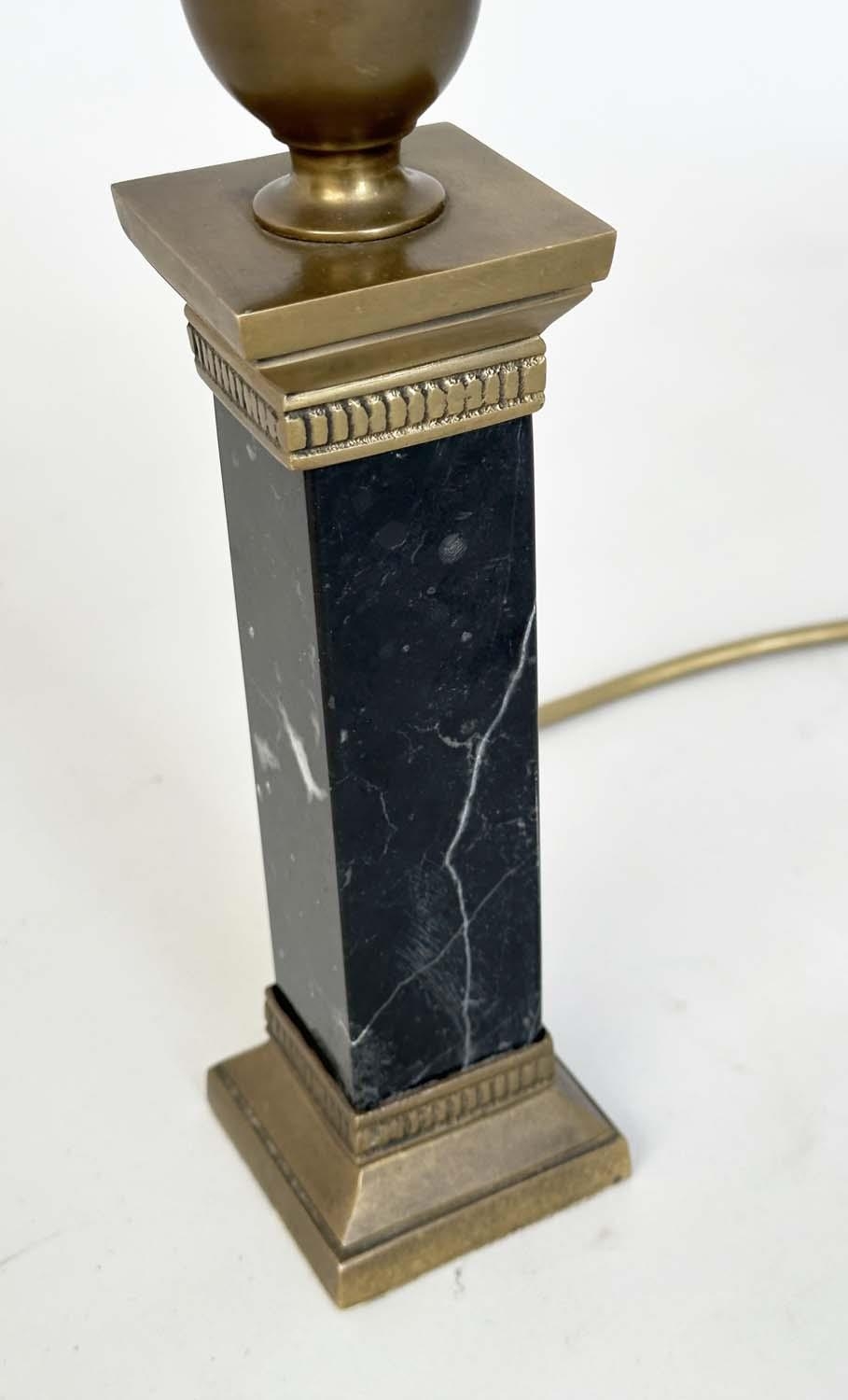 TABLE LAMPS BY BESSELINK AND JONES, a pair, marble and gilt metal mounted of square section column- - Image 18 of 23