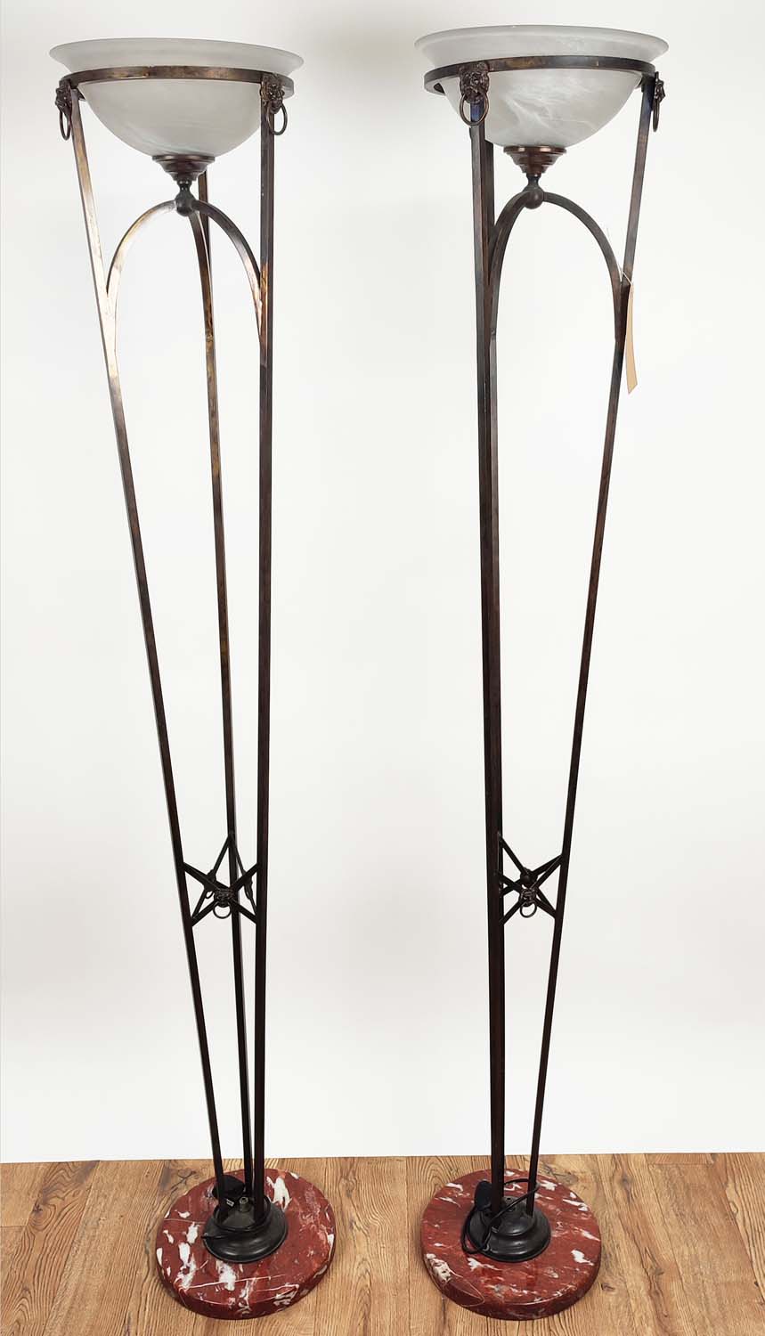 CHRISTOPHER HYDE WIMBLEDON FLOOR LAMP, and another unsigned, 179.5cm H at tallest approx. (2) - Image 5 of 20